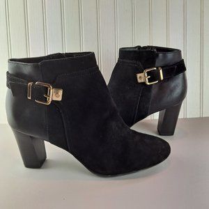 Alfani Step N Flex Viollet Zippered Booties with Buckle Size 9M